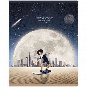 Тетрадь 48л., А5, КЛЕТКА BG ""Retrospective""