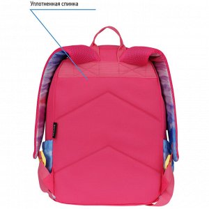 Рюкзак Berlingo Light ""Sky pink"" 39,5*28*16см, 2 отделения, 3 кармана, уплотненная спинка