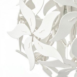 RAMSELE, подвесной светильник, цветок/белый, 43 см,