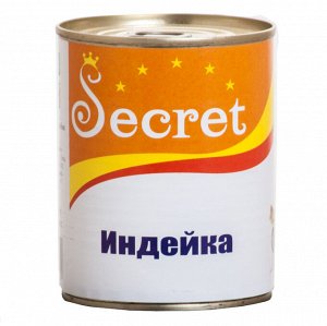 Secret конс. д/собак  с индейкой 340г