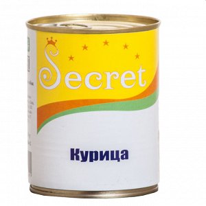 Secret конс. д/собак с курицей 340г