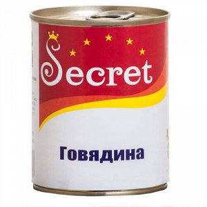 Secret конс. д/собак с говядиной 340г