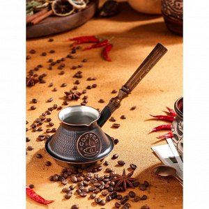 Турка для кофе "Армянская джезва", для индукционных плит, медная, 270 мл