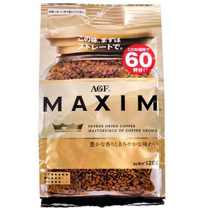 Кофе AGF Maxim 120 гр мягкая упаковка