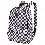 Рюкзак BRAUBERG POSITIVE универсальный, потайной карман, &quot;Black and White&quot;, 42х28х14 см, 270777