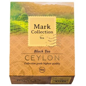 Чай MARK COLLECTION 'Ceylon' 100 пакетиков 1 уп.х 12 шт.