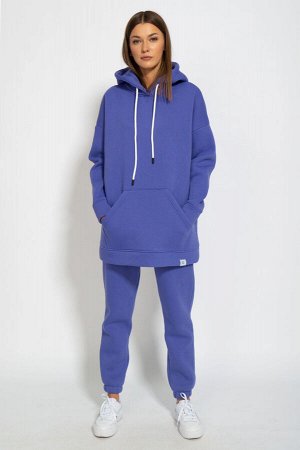 Костюм Костюм Kivviwear 4054-4053 вери пери 
Состав: ПЭ-26%; Хлопок-70%; Эластан-4%;
Сезон: Осень-Зима
Рост: 170

Костюм ОВЕРСАЙСЗ утепленный на флисе. Удлиненная худи Оверсайз модели 4054 с капюшоно