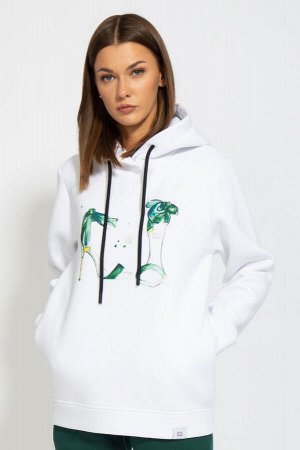Костюм Костюм Kivviwear 40554053/15 белый/изумруд 
Состав: ПЭ-26%; Хлопок-70%; Эластан-4%;
Сезон: Осень-Зима
Рост: 170

Костюм Classic, утепленный на флисе с нанесением принта. Худи Classic модели 40