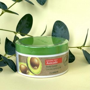 Питательный крем для тела с экстрактом авокадо Care Plus Avocado Body Cream (The SAEM)
