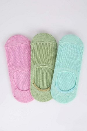Женские балетные носки из 3 пар хлопка