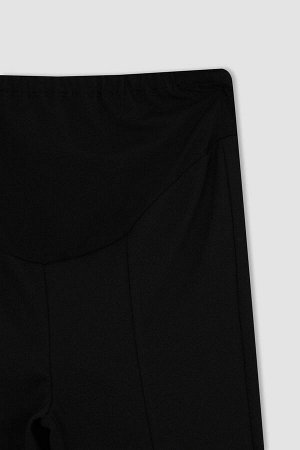 Широкие брюки палаццо с разрезом для беременных