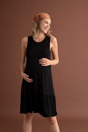 Мини-платье стандартной посадки для беременных