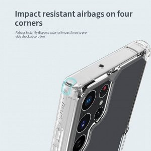 Противоударный чехол Nillkin Nature TPU Pro Case для Samsung Galaxy S22 Ultra