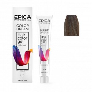 Epica Гель краска для волос без аммиака 8/72 светло-русый шоколадно-перламутровый Epica Professional COLORDREAM 100 мл Эпика