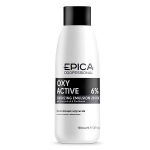 Epica Окисляющая эмульсия кремообразная 6 % Оксид к краске для волос Epica Professional Oxy Active (20 vol) 150 мл Эпика
