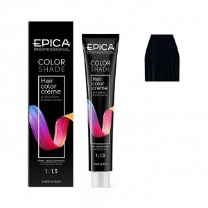 Epica Краска для волос профессиональная 1/0 черный холодный Epica Professional COLORSHADE 100 мл Эпика