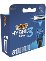 BIC 3 FLEX  HYBRID кассеты, 3 лезвия (8 шт.)