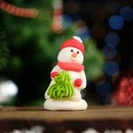 Сахарная фигурка &quot;Снеговик с елкой&quot;, 10 +- 3 г
