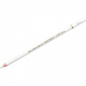 Угольный БЕЛЫЙ карандаш Koh-I-Noor ""Gioconda Extra 8812"" HB, белый, заточен