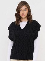 Жилет женский 7232-14104   9500 чёрный