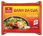 Лапша Рисовая Vifon BANH DA CUA, со вкусом краба 60 гр ВЬЕТНАМ (BANH DA CUA instsnt brown rise noodles CRAB FLAVOUR)