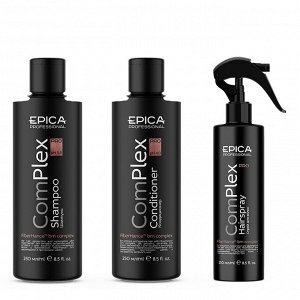 Epica Набор для восстановления волос Шампунь + Кондиционер + спрей уход 3*250 мл Эпика Professional ComPlex Pro