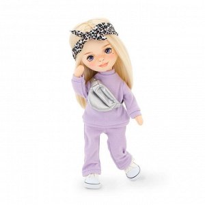 Мягкая кукла «Mia в фиолетовом спортивном костюме», 32 см, серия спортивный стиль