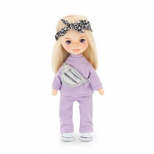 Мягкая кукла «Mia в фиолетовом спортивном костюме», 32 см, серия спортивный стиль