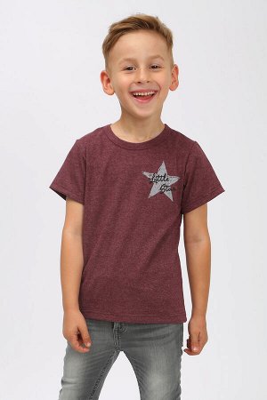 Детская футболка Маленькая звезда бордо арт. ФУ/М-звезда-бордо
