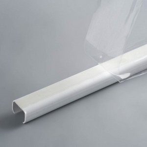 Кабель-канал с клеевым основанием Деконика «001-G», 15x10 мм 2.2 м, цвет белый глянцевый