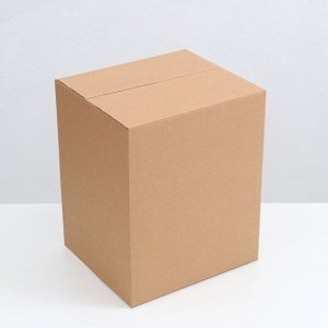 Коробка складная, бурая, 31 х 26 х 38 см