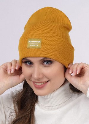 Шапка. Цвет: т.жёлтый