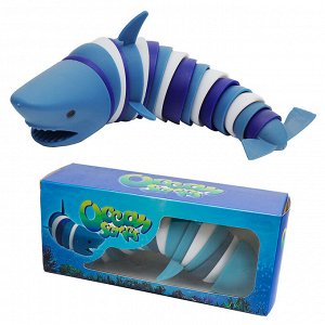Акула Shark Fidget Toy 19см - Акула антистресс, игрушка антистресс, погремушка