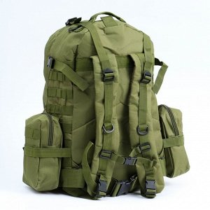 Рюкзак тактический "Аdventure" 55 л, зеленый, с доп. отделениями