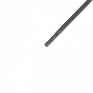 Напильник ТУНДРА, круглый, сталь У10, без рукоятки, d = 4 мм, №2, 150 мм