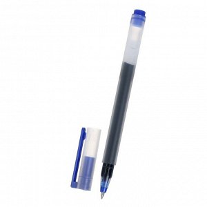 Ручка гелевая 0,5мм синяя, бесстержневая, длина письма 1600 метров (штрихкод на штуке)