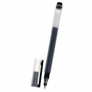 Ручка гелевая 0,5мм черная, бесстержневая, длина письма 1600 метров (штрихкод на штуке)