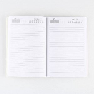 Подарочный набор «С Новым годом!»: ежедневник в тонкой обложке, А5, 80 листов и ручка, пластик