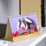 Календарь настольный, домик &quot;Символ Года - 2&quot; 2023 год, 20х14см