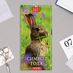 Календарь перекидной на ригеле &quot;Символ года - 3&quot; 2023 год, 16,5 х 34 см