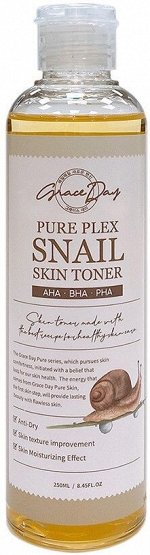 Тонер для лица с муцином улитки	Grace Day  Pure Plex Snail Skin Toner