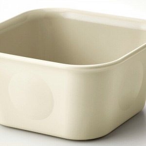 IKEA NOJIG, Органайзер, пластик/бежевый, 10x10x5 см