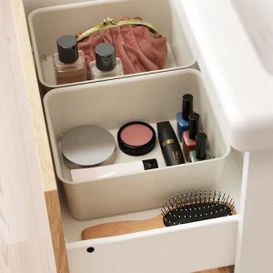 IKEA NOJIG, Органайзер, пластик/бежевый, 20x25x10 см