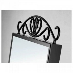 КАРМСУНД, настольное зеркало, черный, 27x43 см