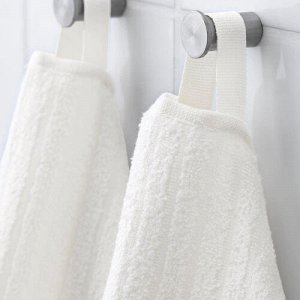 VÅGSJÖN, Полотенце для рук, белое, 40х70 см