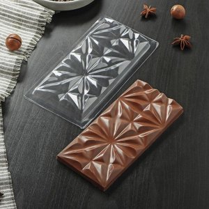 Форма для шоколада и конфет «Квадраты», 18?8 см, цвет прозрачный