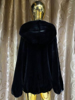 Куртка РАСПРОДАЖА
Куртка  из меха европейской норки (перевертыш) с капюшоном 
70 см длина «оверсайз» 42-48