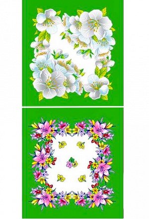 Платки носовые, женские ГОСТ, 10 шт (цвета в ассортименте)