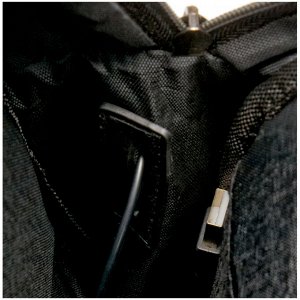 Рюкзак для ноутбука 16-17” ArtSpace Urban "Type-1", 40*30*11см, 1 отделение, 3 карм., USB разъем, уплотн. спинка