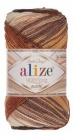 Пряжа Alize Суперлана Класик Батик